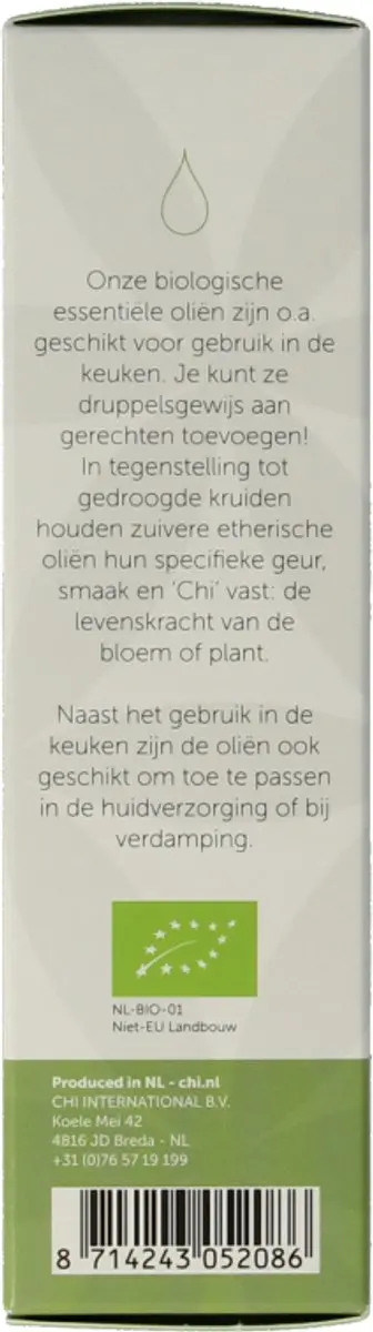 Chi Natural Life Limoen Zoet Bio Essentiële Olie 10ml