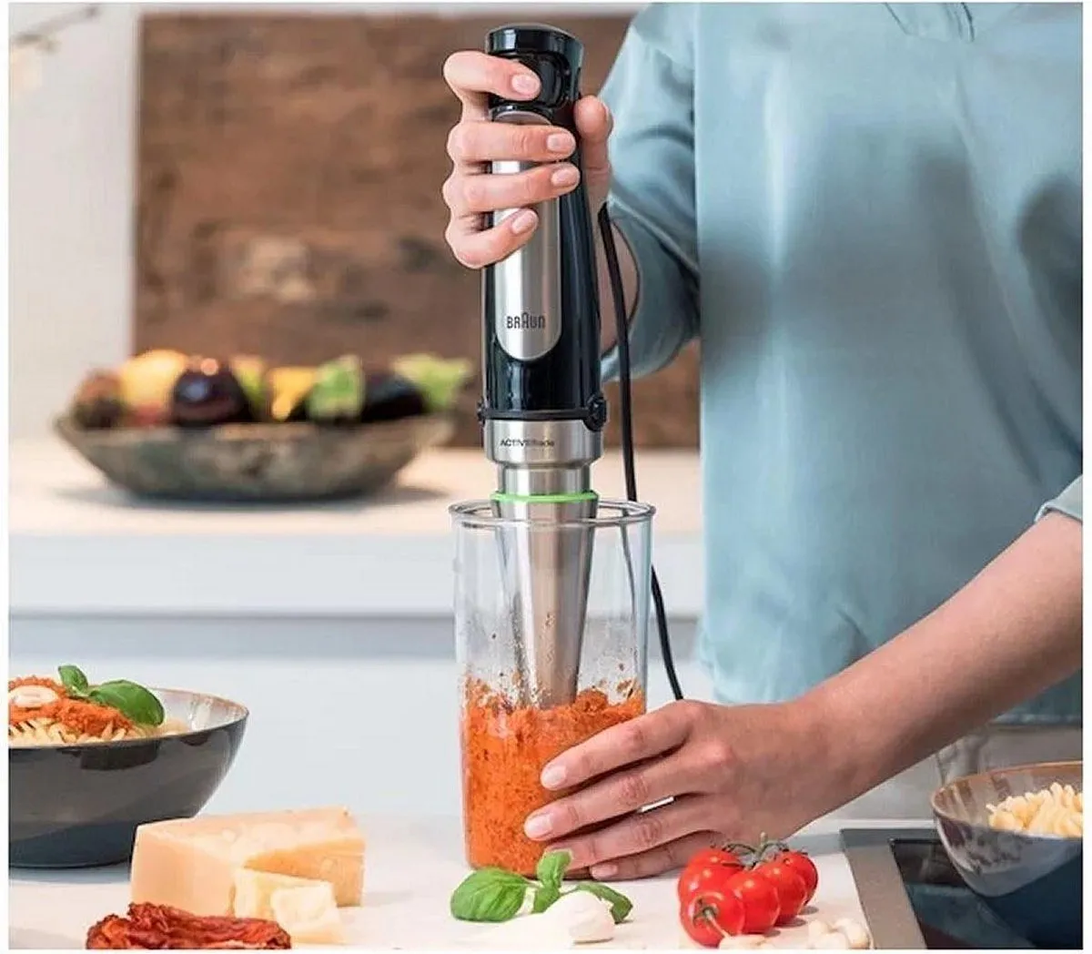 Braun MultiQuick 7X MQ 7075X Staafmixer 1000W - Zwart