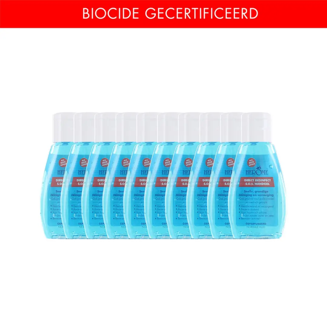 Herome Direct Desinfect Handgel Double Active 80% - 10x30ml