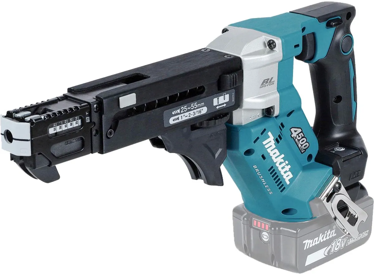 Makita DFR552Z Accu-magazijnschroevendraaier 18V - 25-55mm - Borstelloos - 1x accu - afbeelding 6 van 6