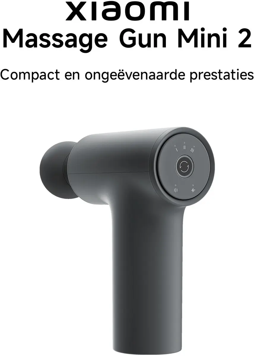 Xiaomi Massagepistool Mini 2 - 3 Koppen - Grijs