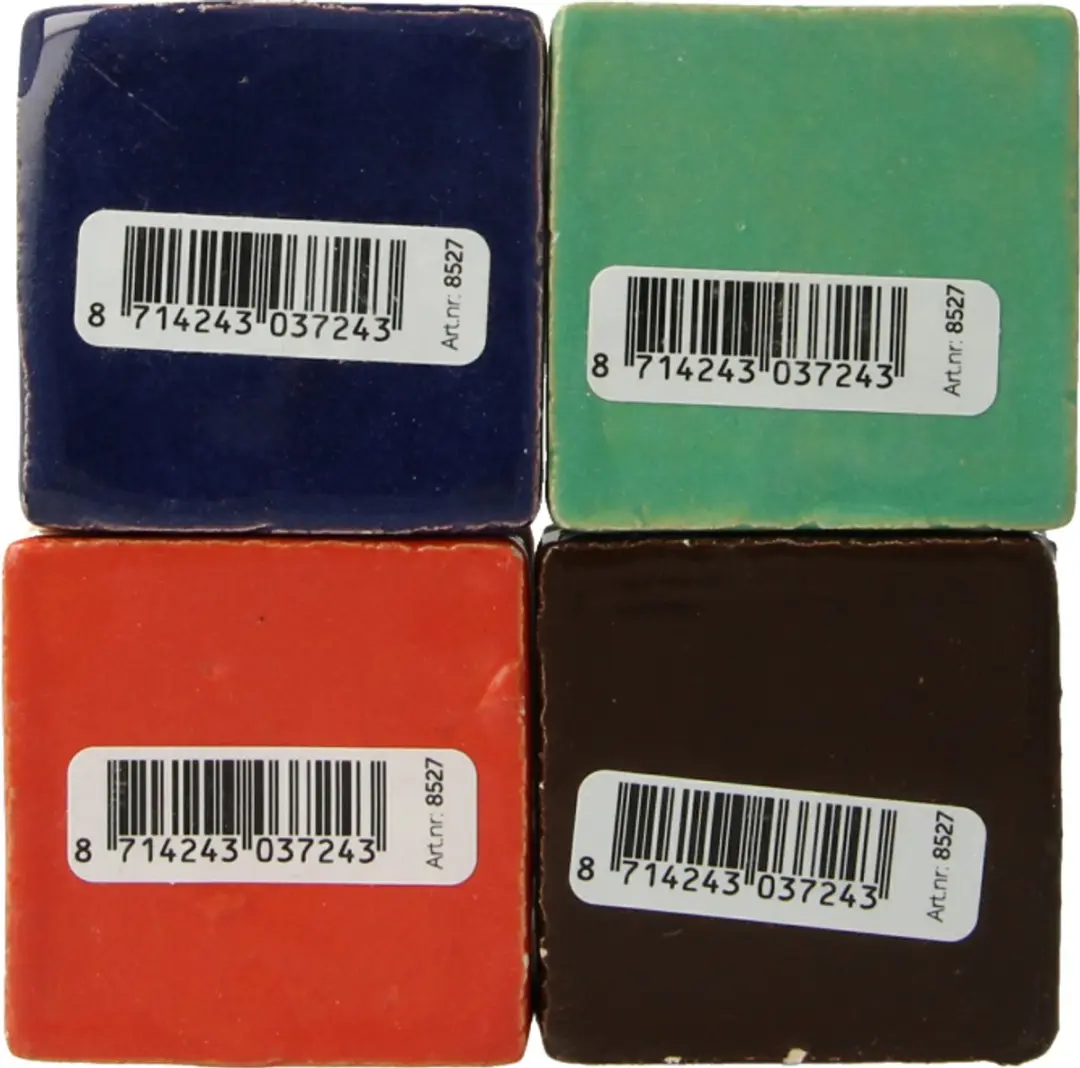 Chi Natural Life Geurblokje Vierkant - 1g - Oranje/Blauw/Wit
