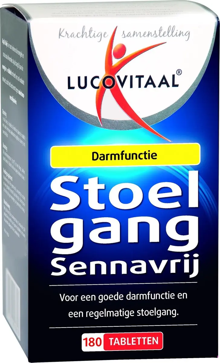 Lucovitaal Stoelgang Sennavrij Darmfloramiddel 180 tabletten