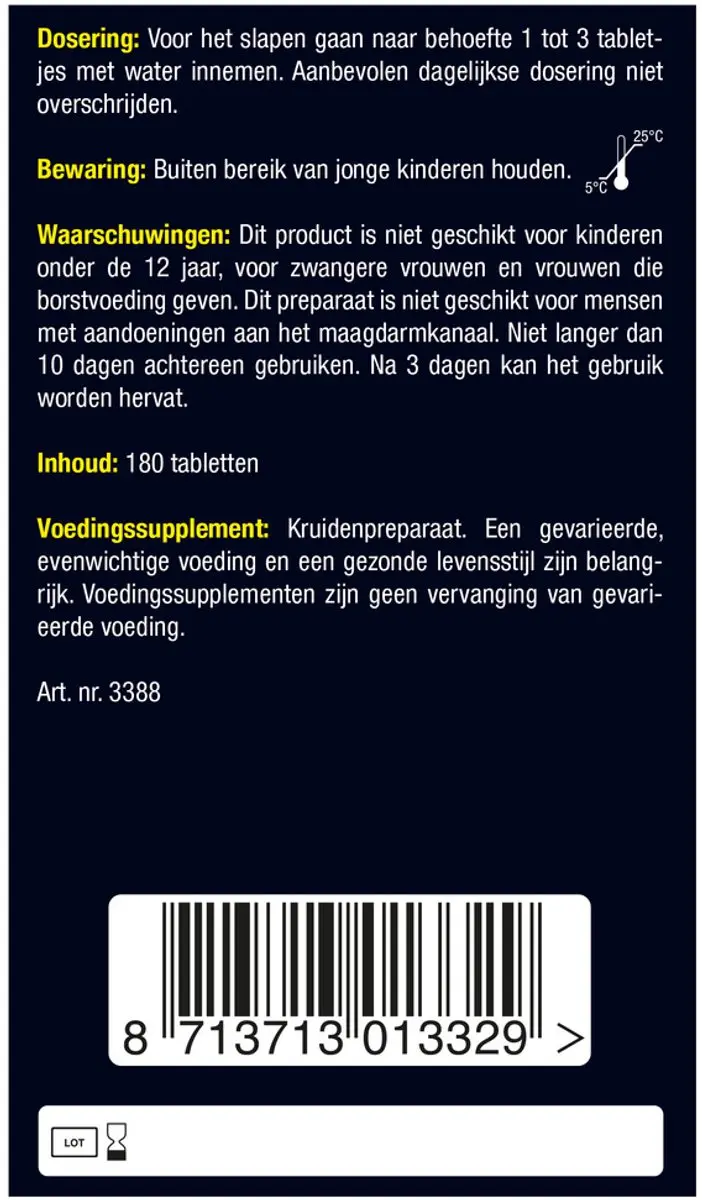Lucovitaal Stoelgang Sennavrij Darmfloramiddel 180 tabletten