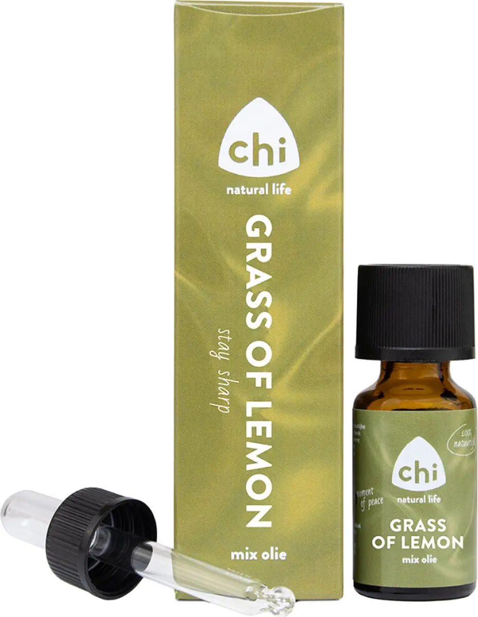 Chi Natural Life Lemongrass Etherische Olie 10ml - afbeelding 6 van 6