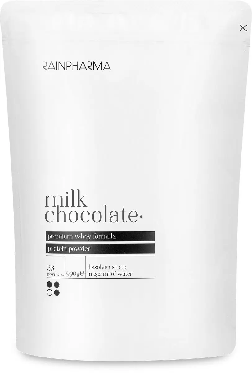RainPharma Milk Chocolate Eiwitpoeder 990g