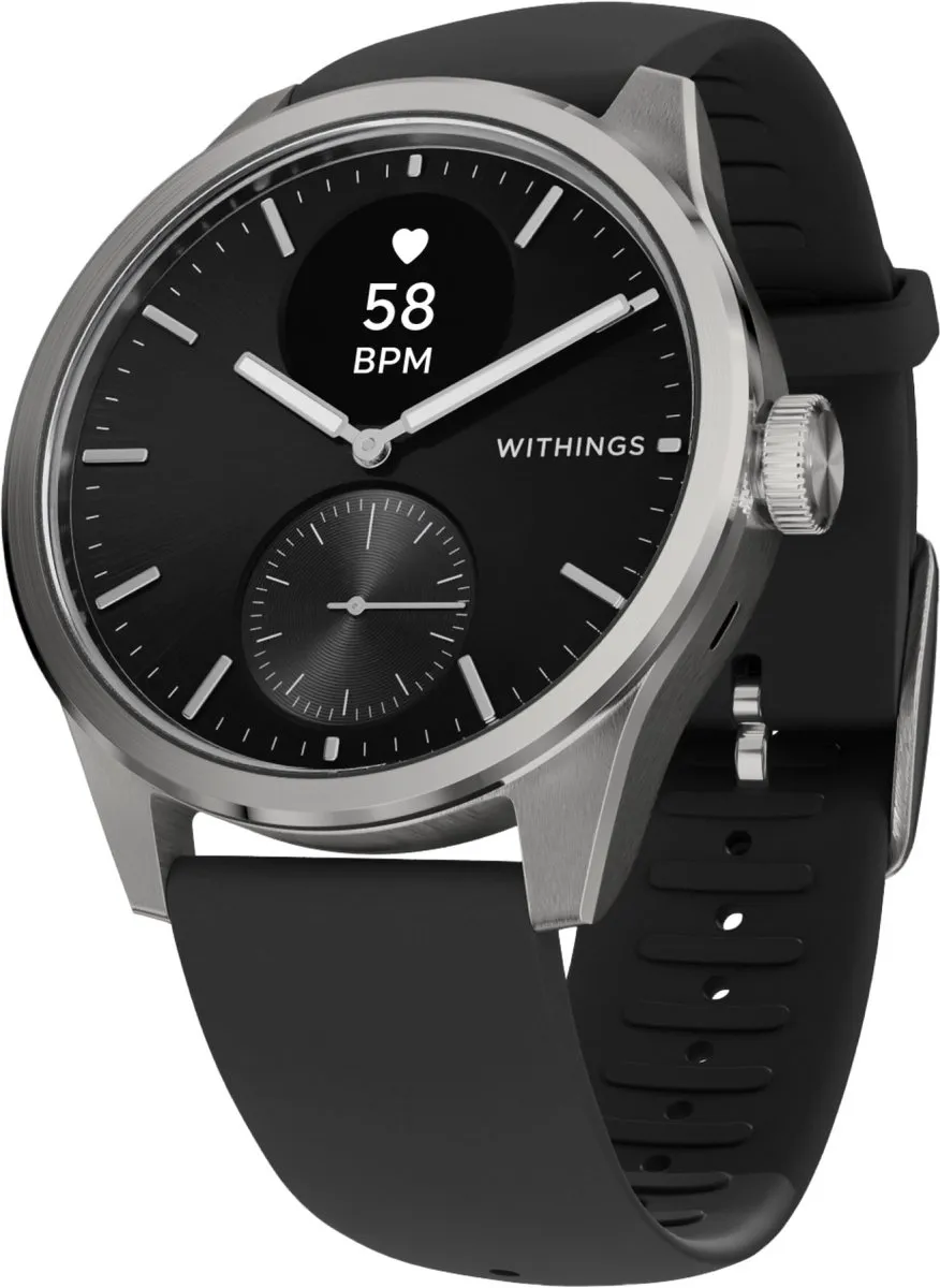Withings ScanWatch 2 - 42mm - Hybride Smartwatch - Zwart