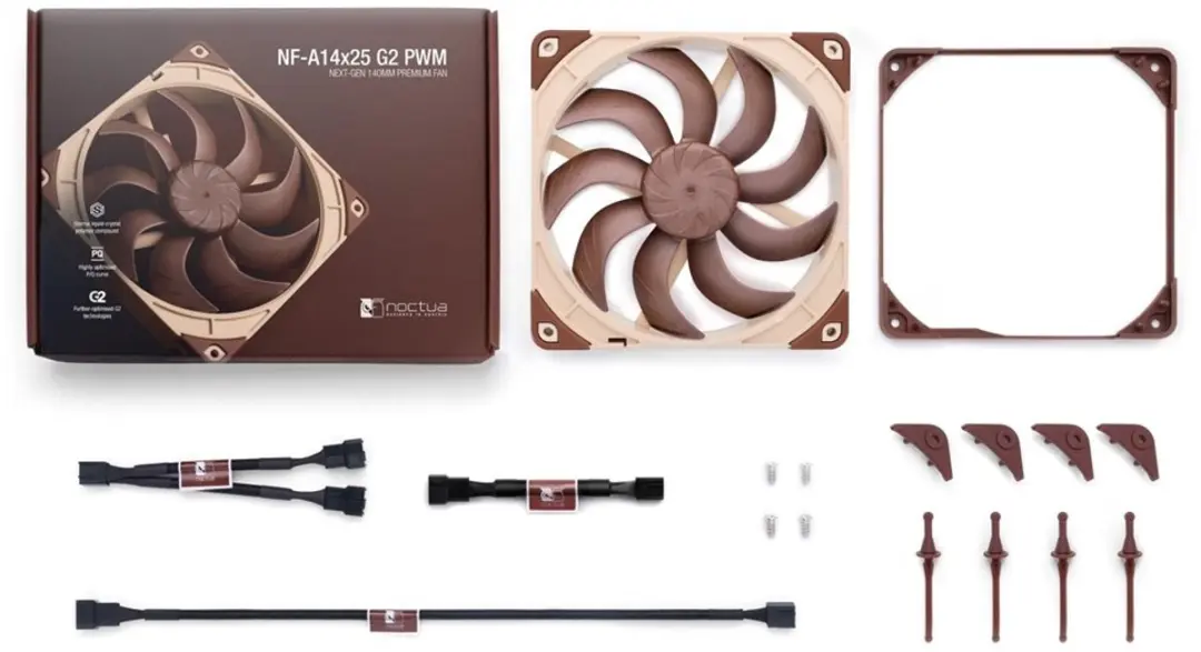Noctua NF-A14x25 G2 PWM 140mm - Beige