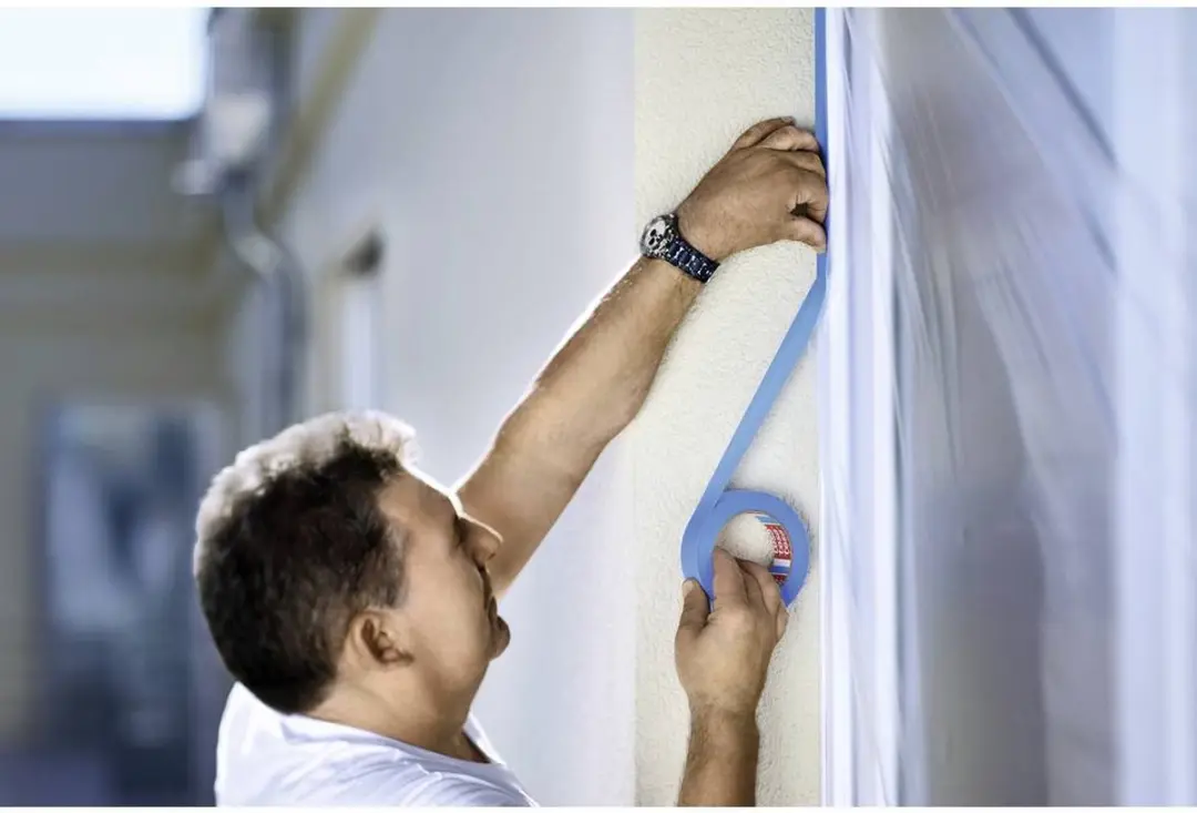 Tesa Precisie Crêpe 4440 Exterior UV Plus 50mm - Blauw
