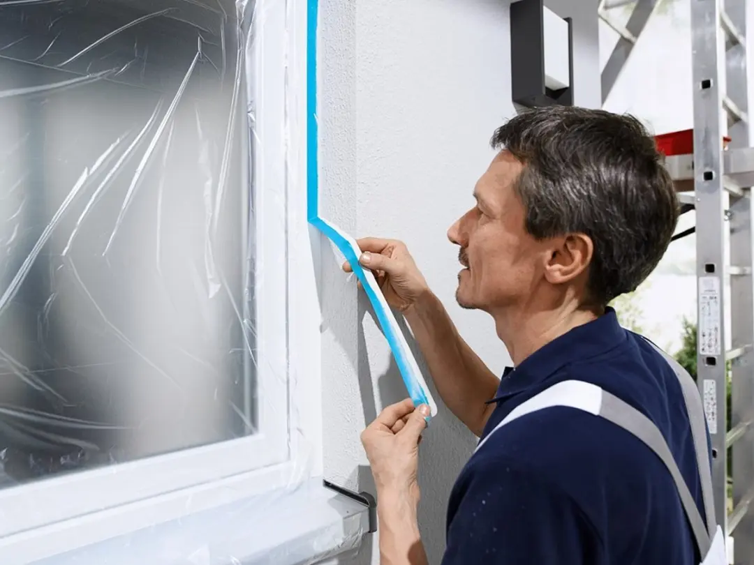 Tesa Precisie Crêpe 4440 Exterior UV Plus 50mm - Blauw