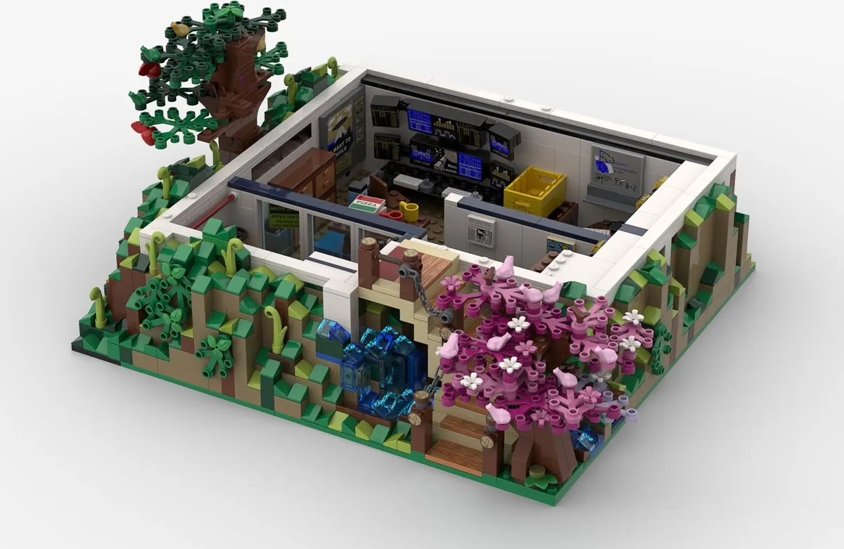 LEGO Bricklink Mountain View Observatory 910027 - 3889 Stukken - afbeelding 6 van 6