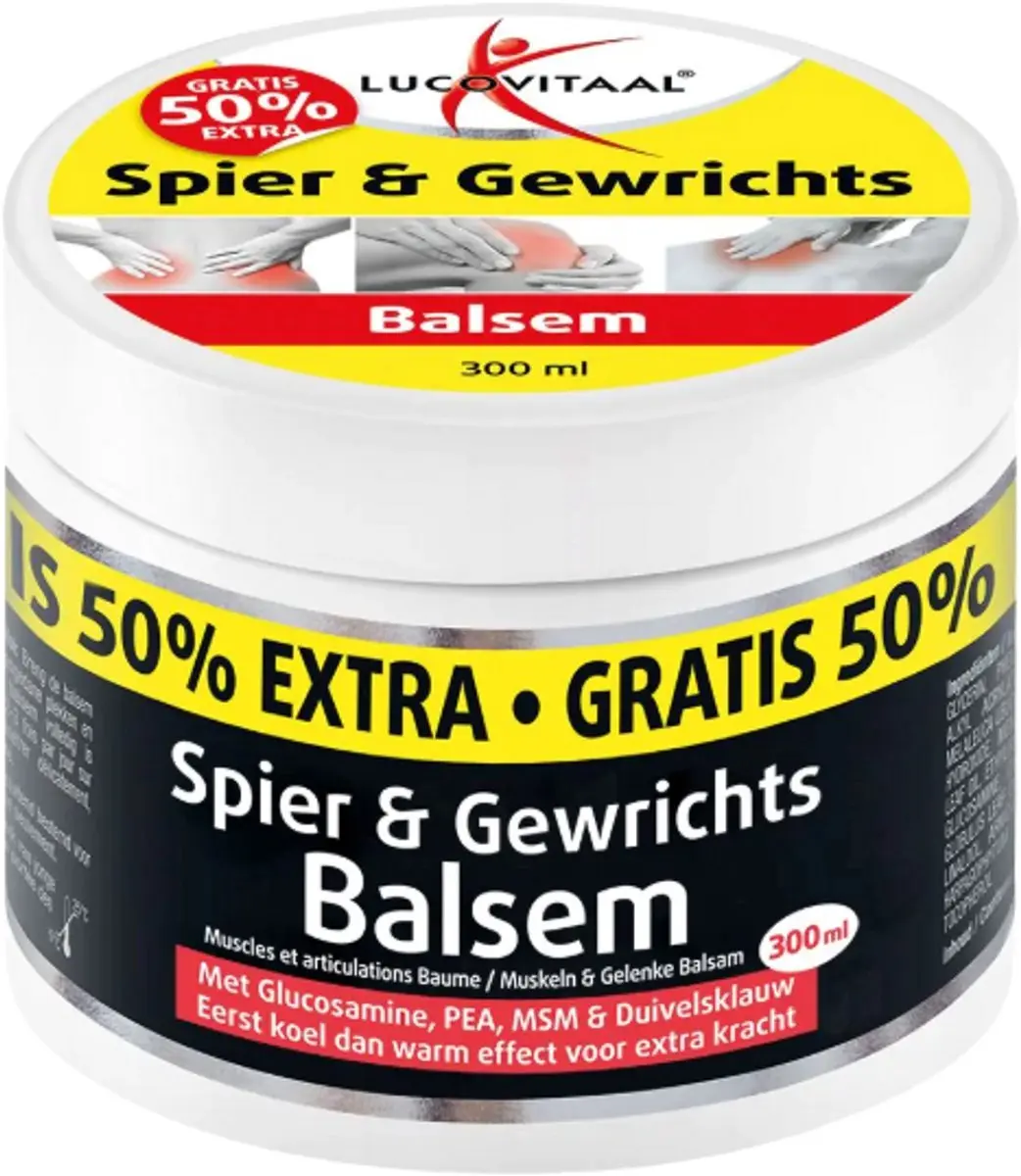 Lucovitaal Spier & Gewrichtsbalsem - 6 Stuks