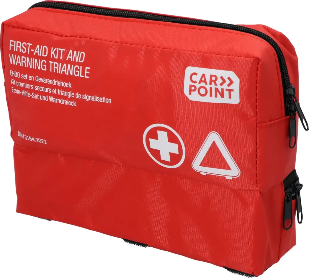 Carpoint EHBO-set DIN13164:2022 - 40-delig met Gevarendriehoek