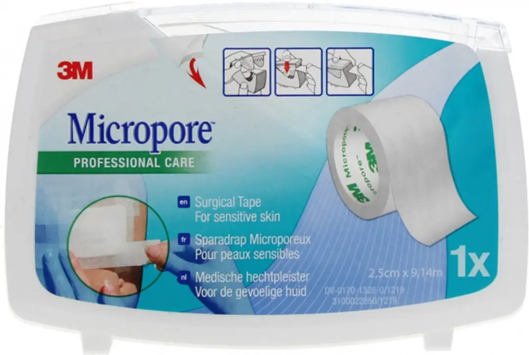 3M Micropore Pleister 2,5cm x 9,14m