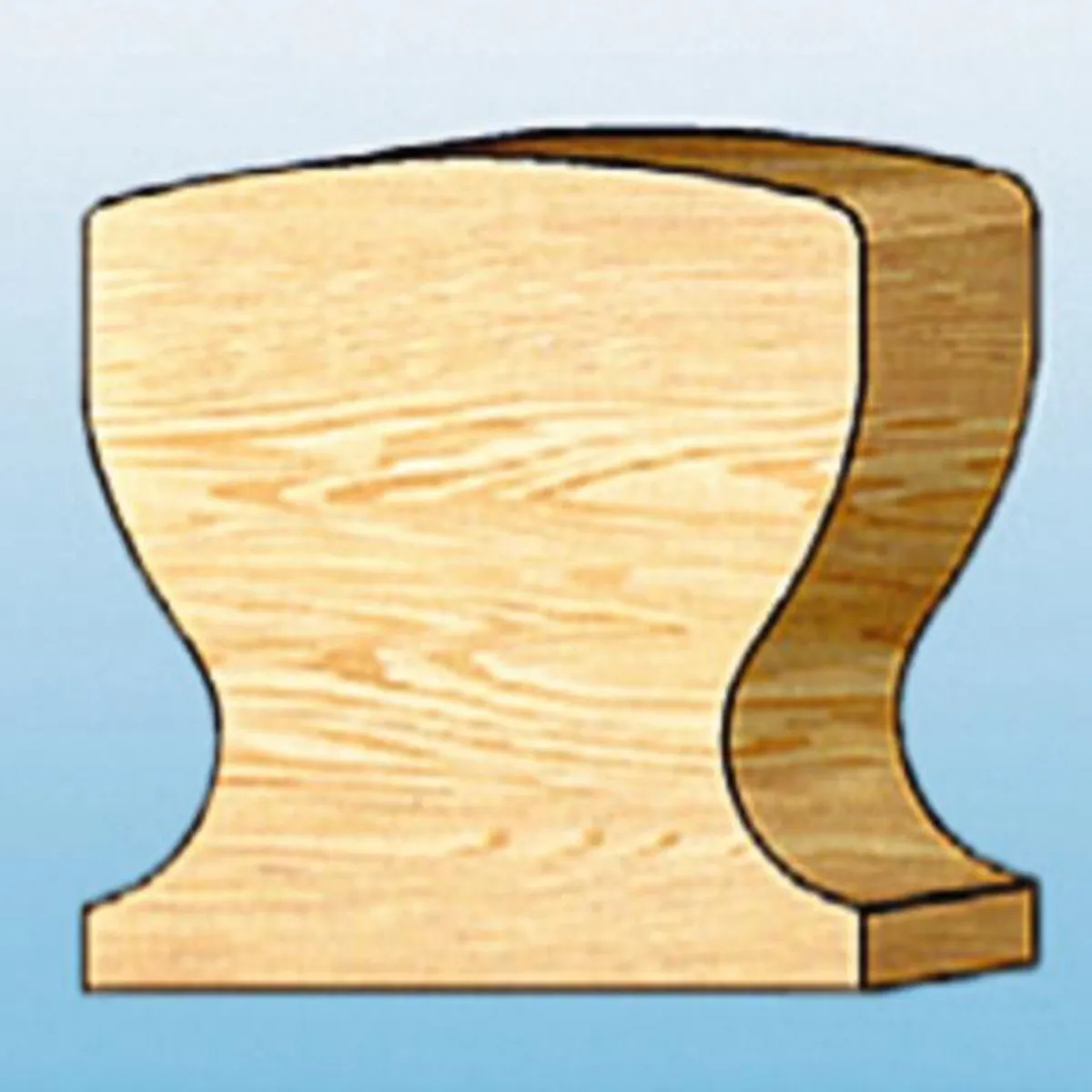 Makita D-11829 Handgreepprofielfrees 38,1mm - Hout