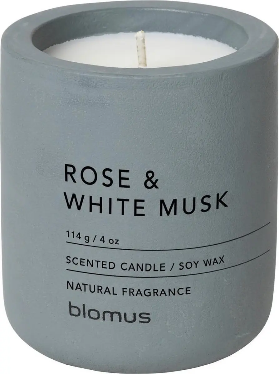 Blomus Scented Candle Rose & White Musk 114ml