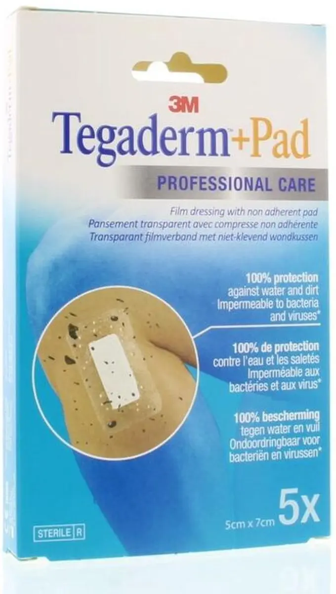 3M Tegaderm+Pad 5x7cm
