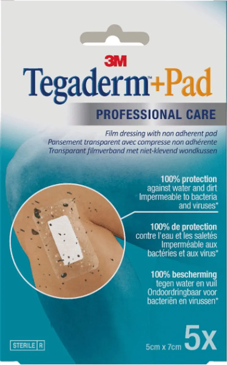 3M Tegaderm+Pad 5x7cm - 5 Stuks