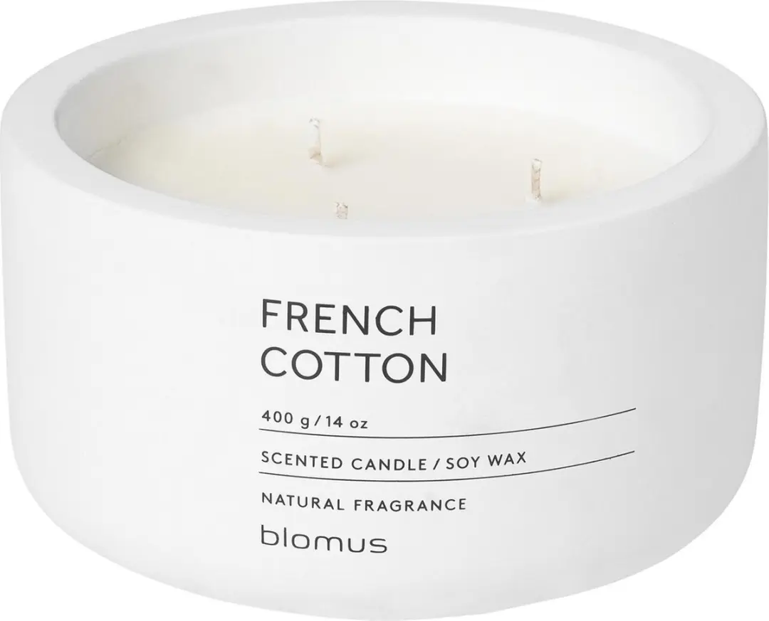 Blomus FRAGA Geurkaars French Cotton 400ml