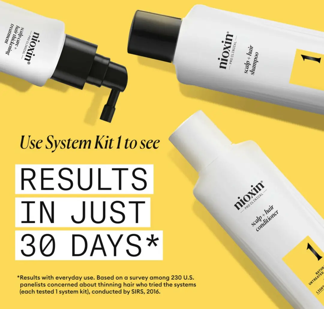 Nioxin System 1 Scalp Treatment 100ml