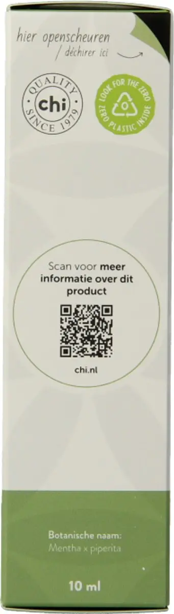 Chi Natural Life Pepermunt Frankrijk Etherische Olie Bio 10ml - afbeelding 6 van 6