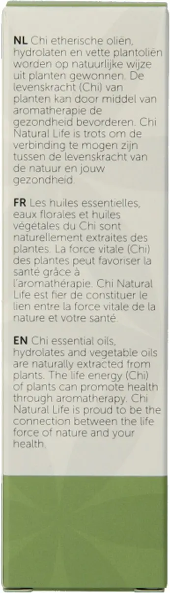 Chi Natural Life Pepermunt Frankrijk Etherische Olie Bio 10ml