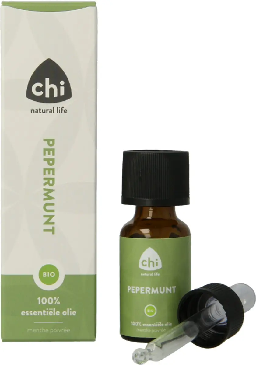 Chi Natural Life Pepermunt Frankrijk Etherische Olie Bio 10ml