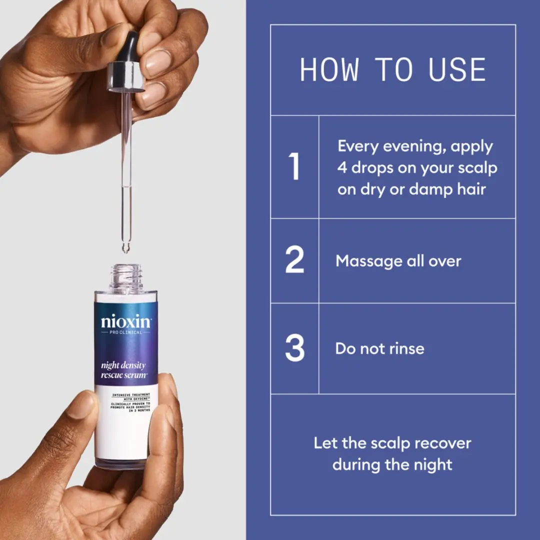 Nioxin Night Density Rescue Serum 70ml - afbeelding 6 van 6