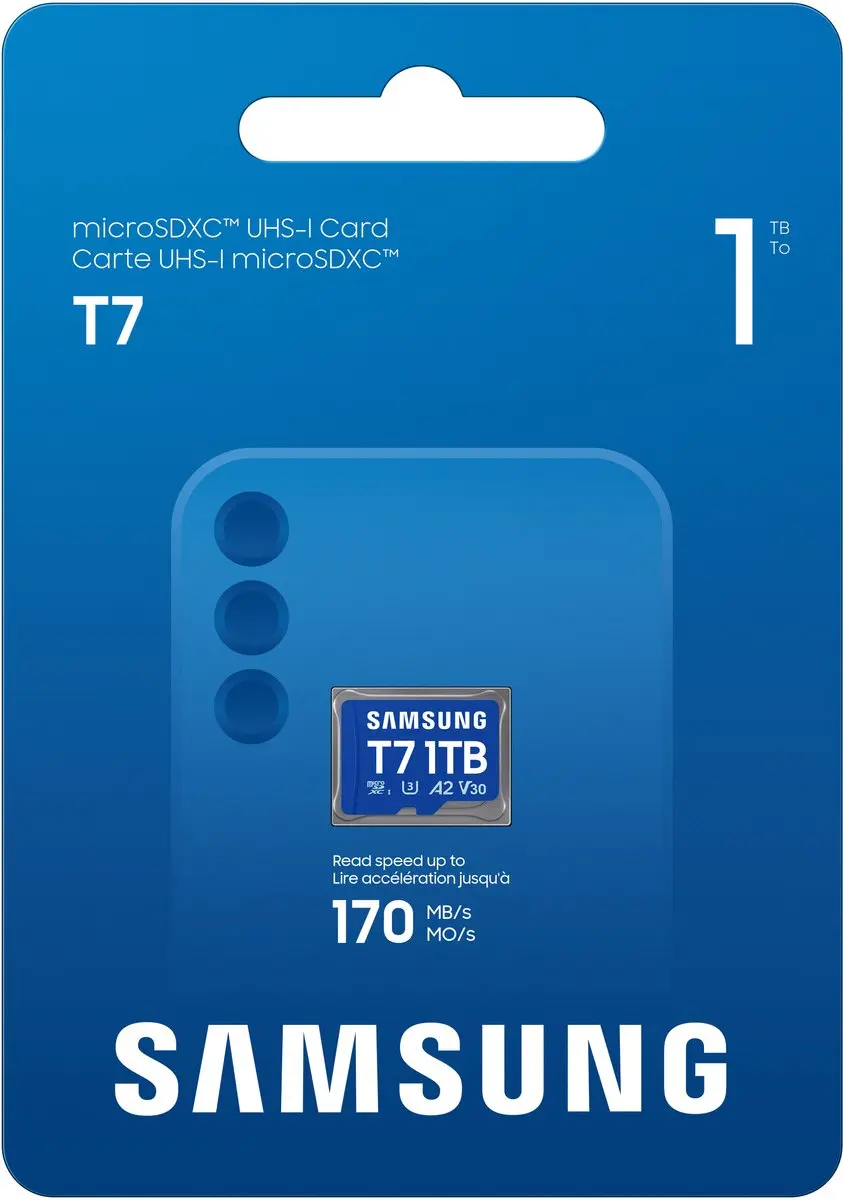 Samsung T7 MicroSDXC 1TB - MB-MB1T0T/WW