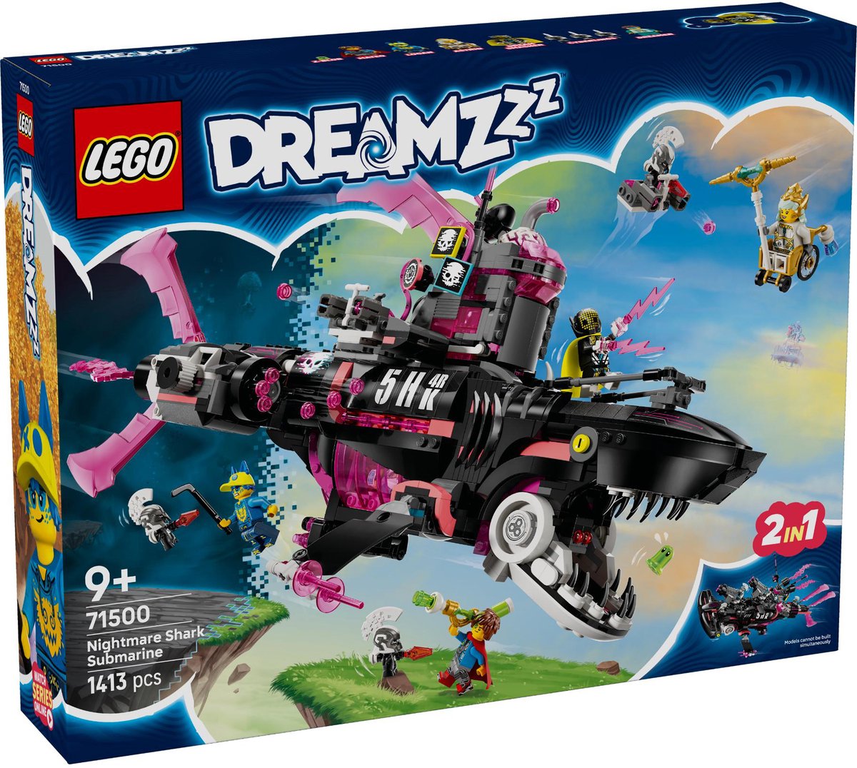 LEGO® DREAMZzz™ Nachtmerrie Haaienonderzeeër Speelgoed - 71500