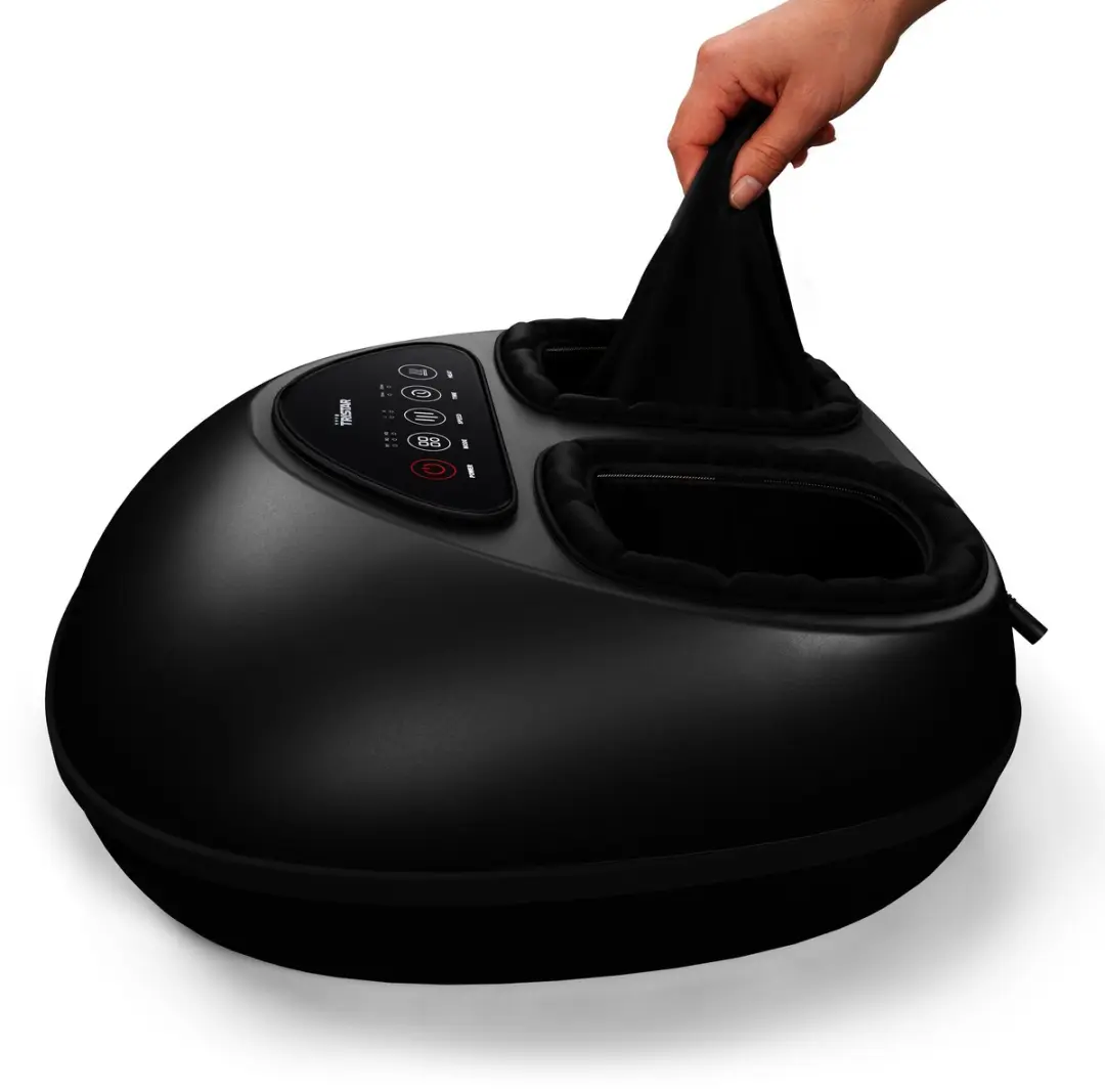 Tristar MA-2534 Voetmassageapparaat - Shiatsu & Luchtcompressie - 6 Koppen - Zwart