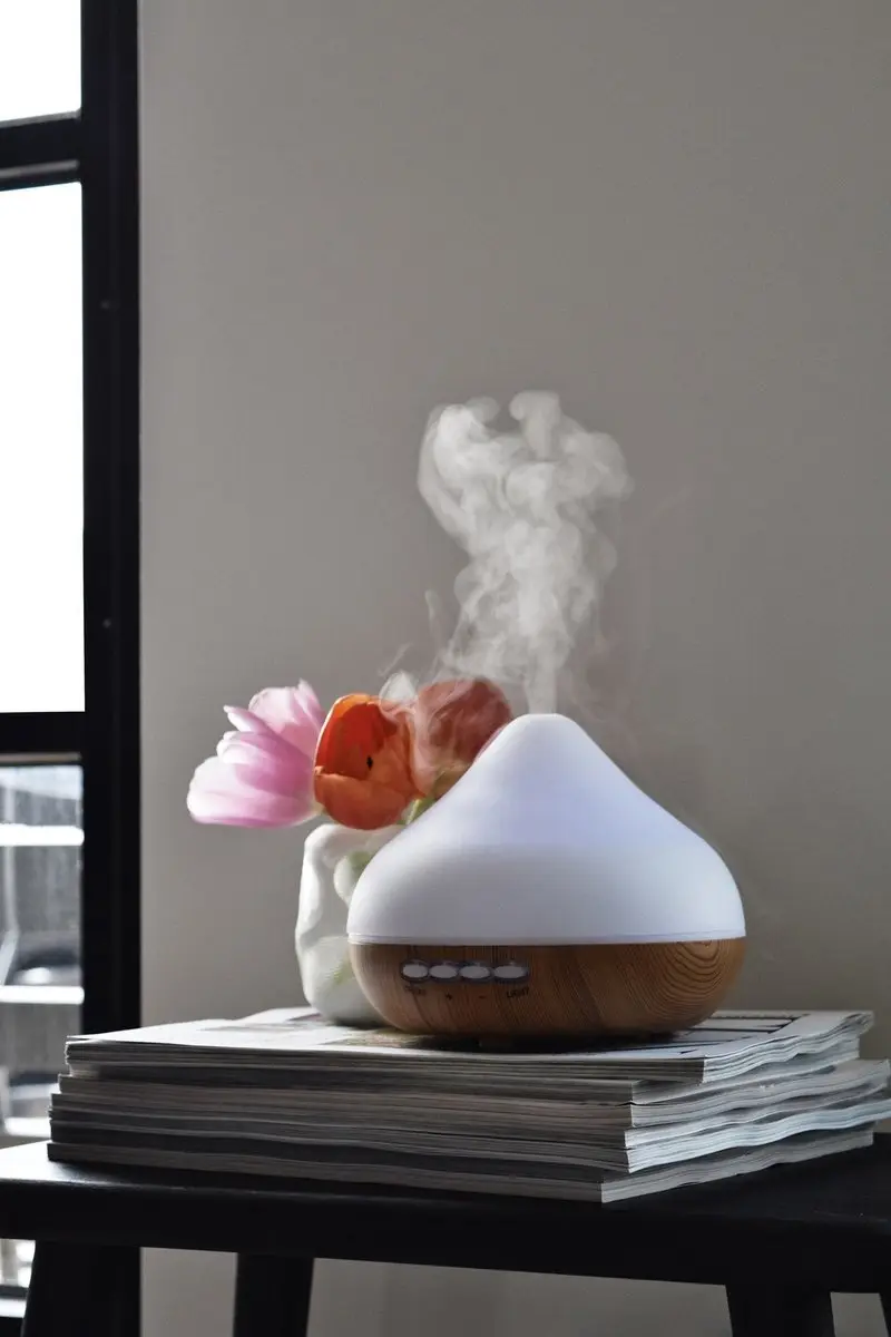 Calex Smart Aroma Diffuser 280ml - Wit/Houtlook - afbeelding 6 van 6