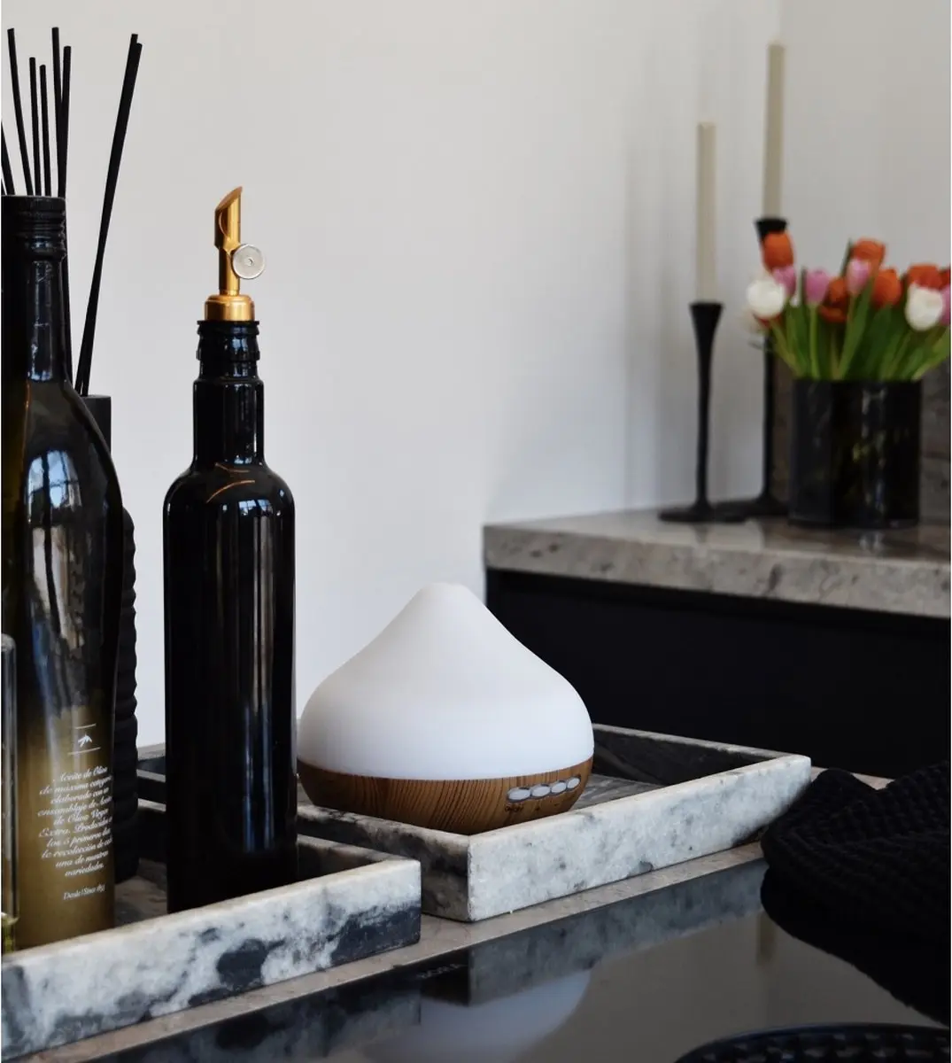 Calex Smart Aroma Diffuser 280ml - Wit/Houtlook