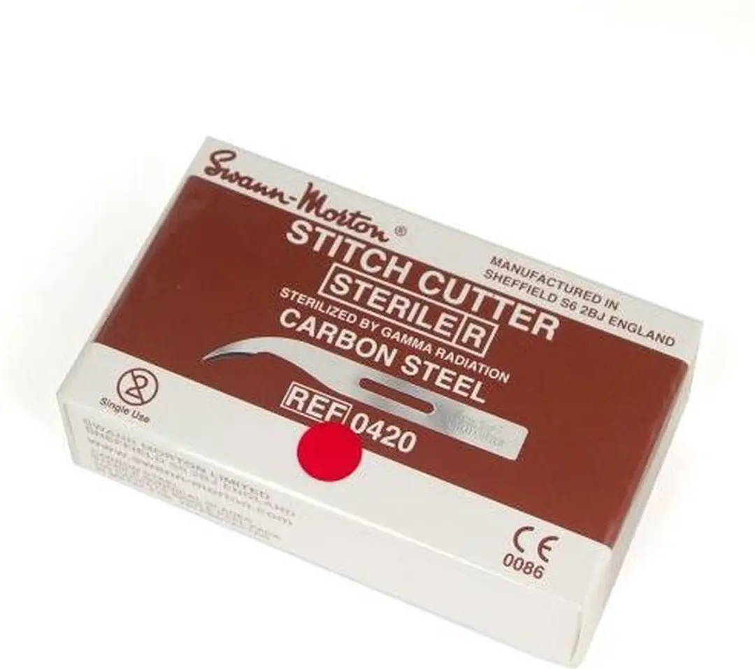 Swann Morton Stitch Cutter Onthechtmesje RVS - 100 Stuks