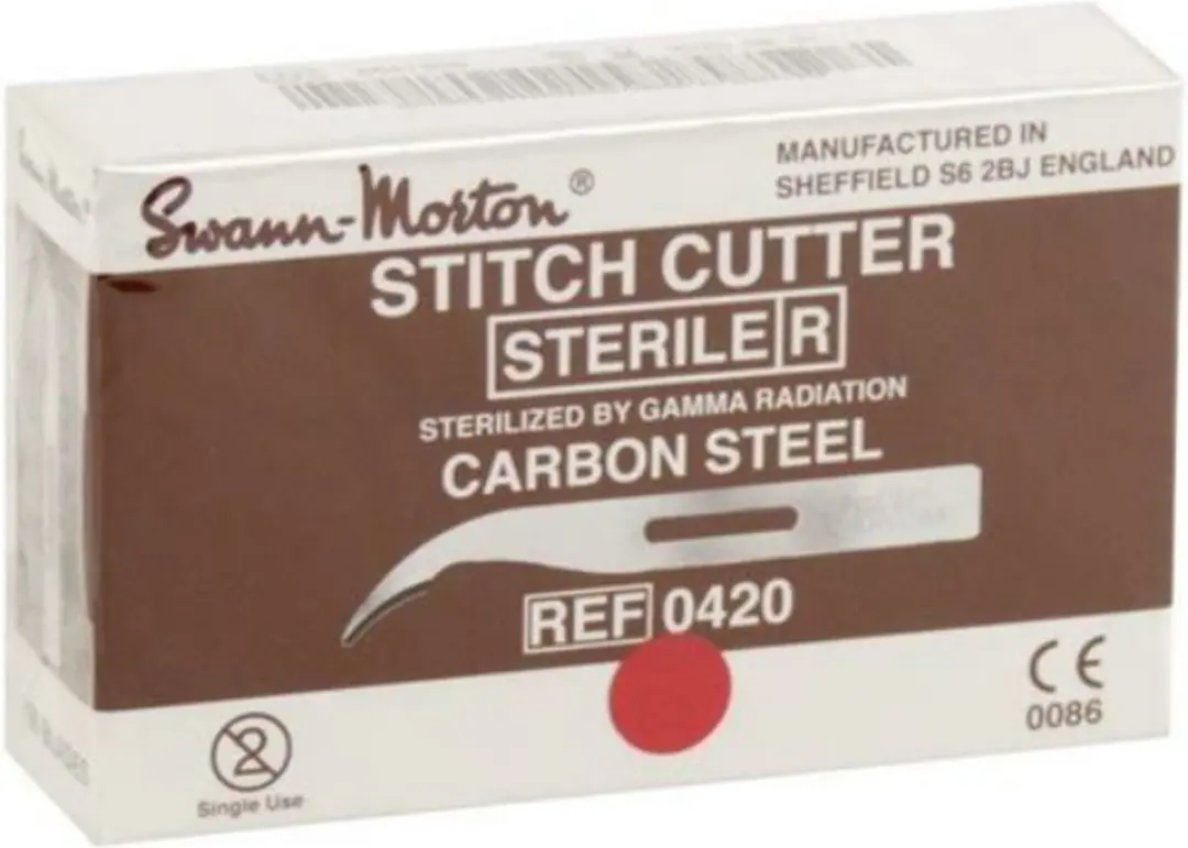 Swann Morton Stitch Cutter Onthechtmesje RVS - 100 Stuks