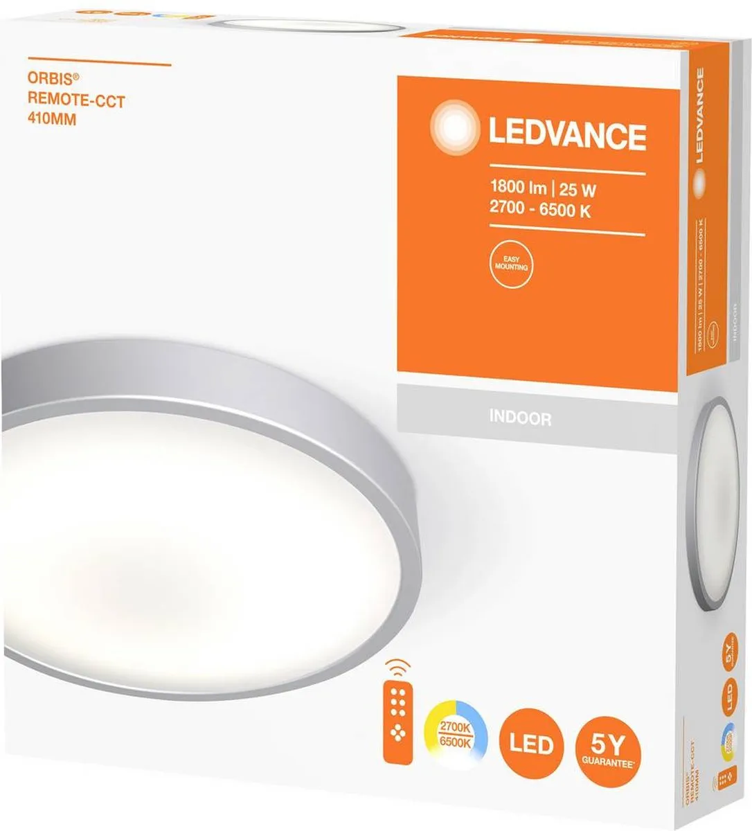 LEDVANCE Orbis Plafondlamp 25W 3000lm - Wit