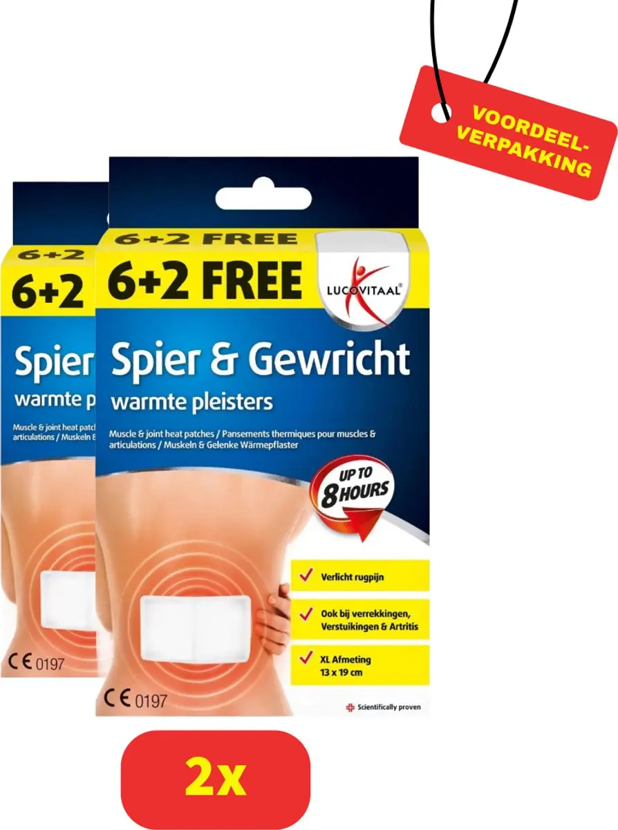 Lucovitaal Spier & Gewricht Warmtepleister 8u