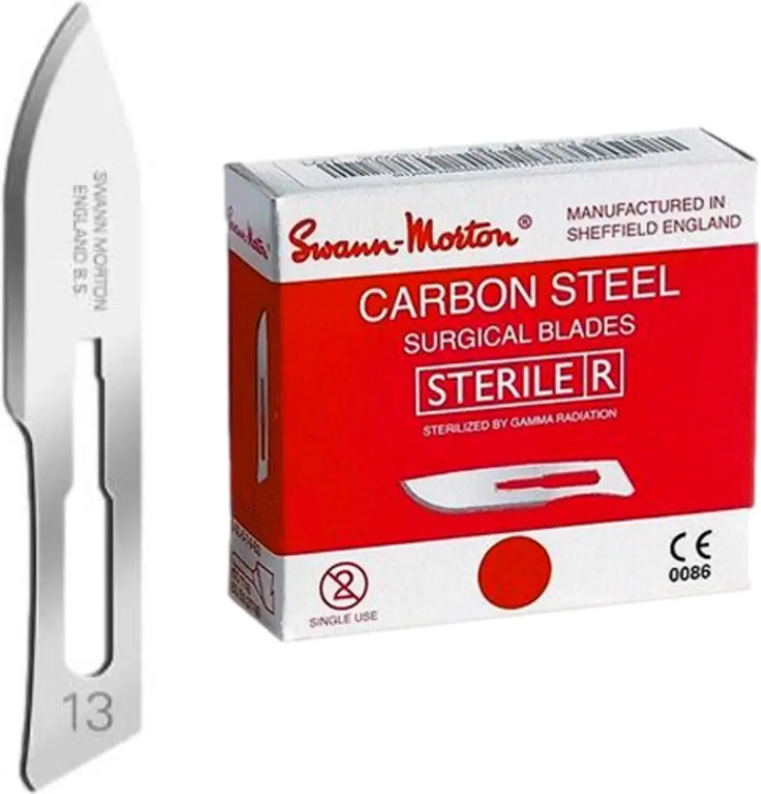 Swann Morton Mesjes Steriel nr.13 - 100 Stuks