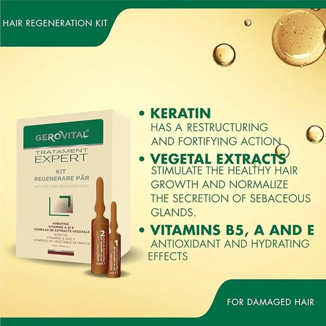 Gerovital Haarregenererend Serum Kit - 20 Ampullen