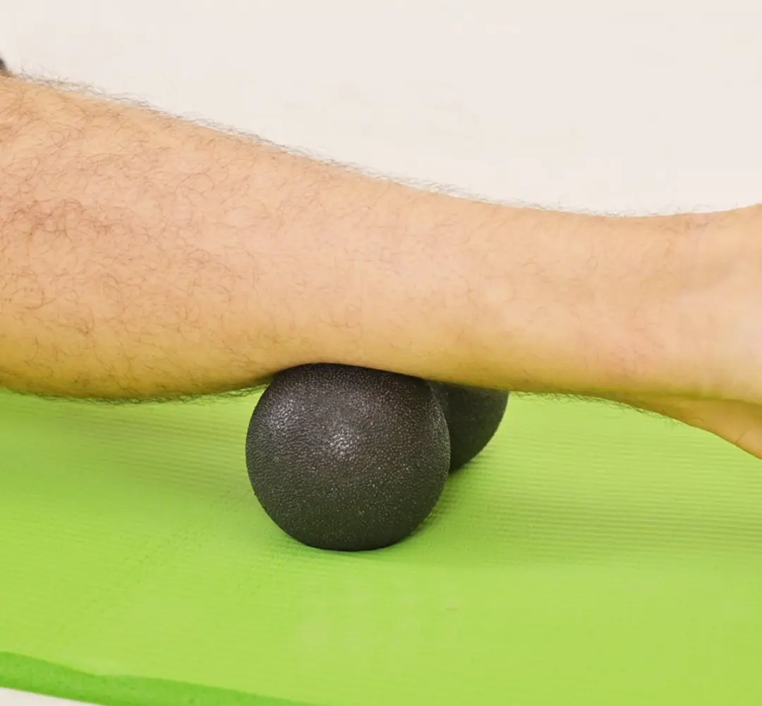 Schildkröt Dual Massageset - Peanutbal 80x160mm & Massagebal 80mm - Zwart