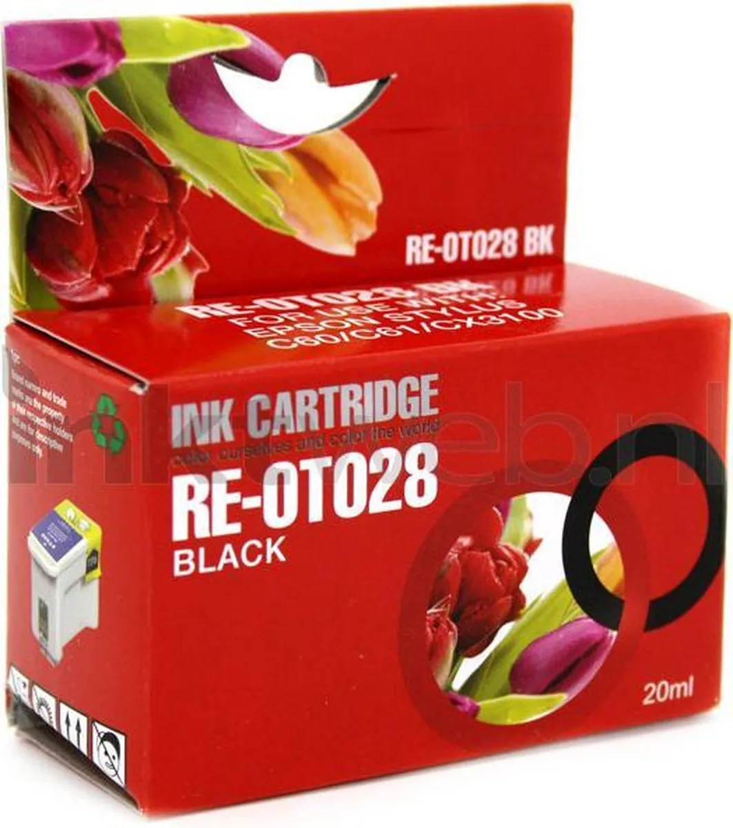 Epson T028401 Inktcartridge Zwart