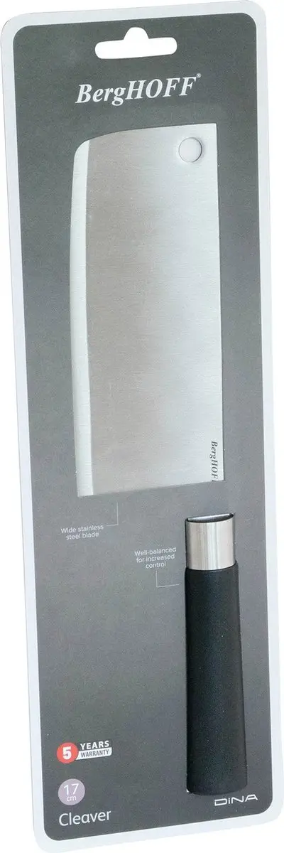 BergHOFF DiNA Hakmes 17cm - Zwart