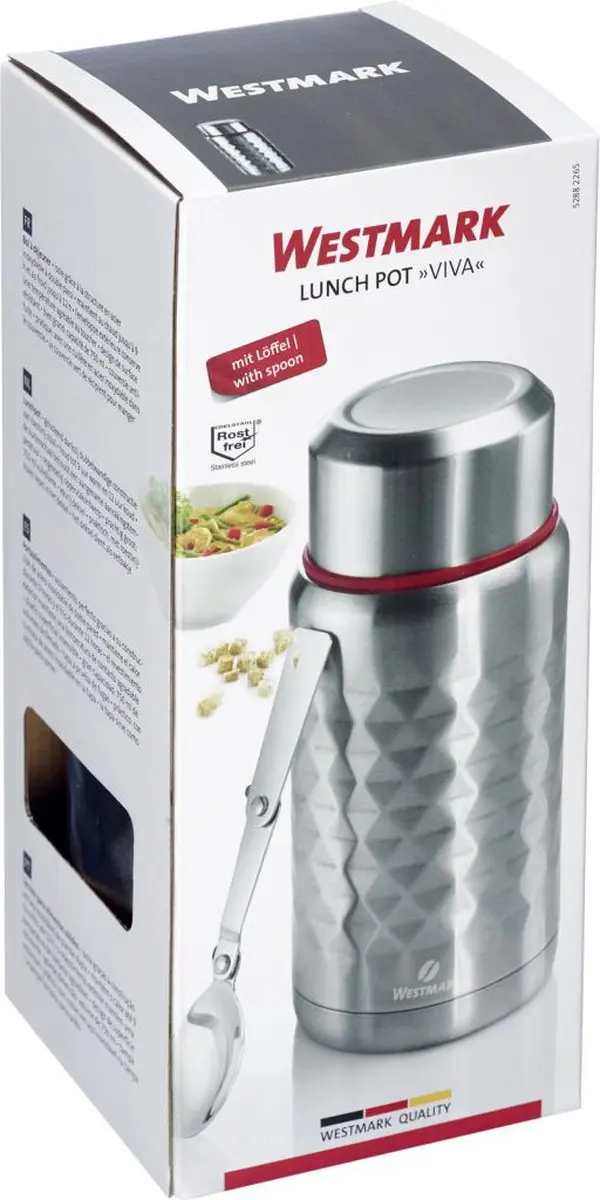 Westmark Viva Voedselhouder 750ml - Zilver