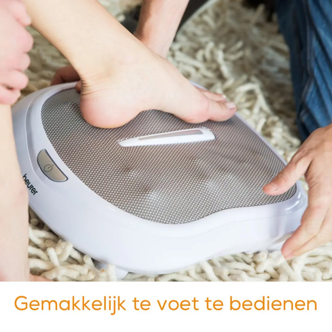 Beurer FM 60 Shiatsu Voetmassageapparaat - 18 Koppen - Warmte - 2 Snelheden