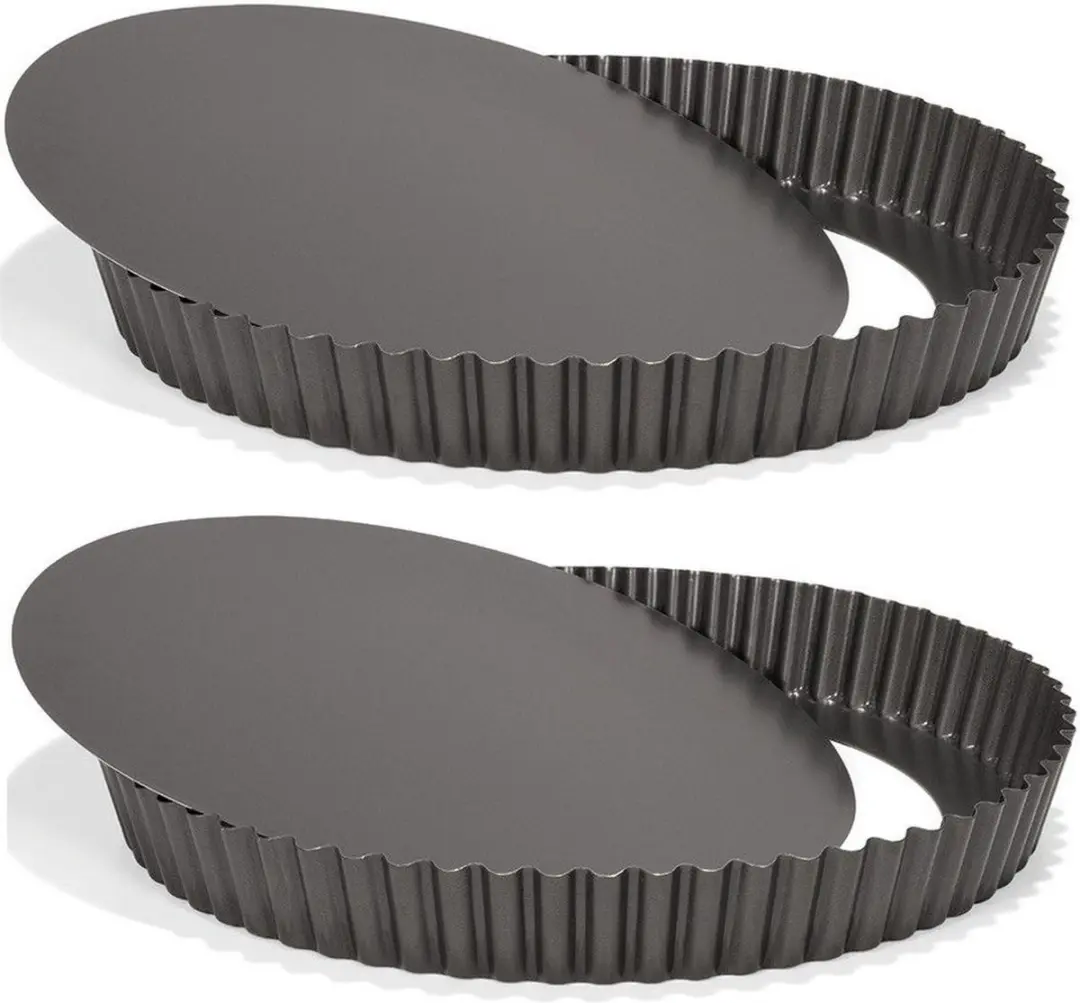 Patisse Quichevorm Losse Bodem 28cm - Zwart