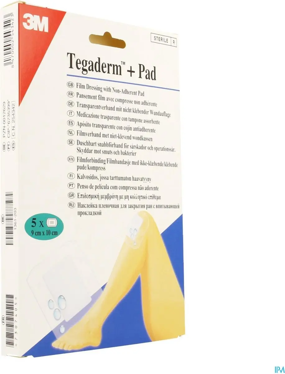 3M Tegaderm + Pad Transparant Steriel 9x10cm