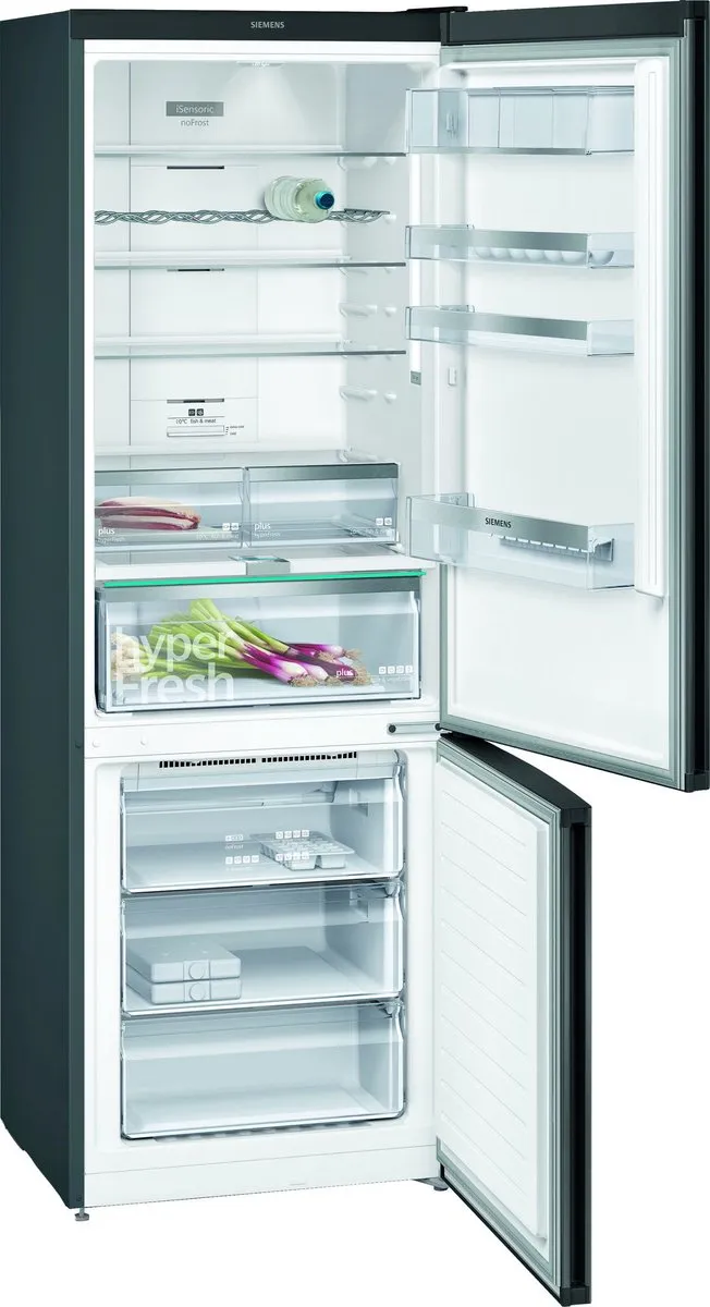 Siemens iQ500 KG49NAXDP Koel-Vriescombinatie 438L - Zwart - afbeelding 6 van 6