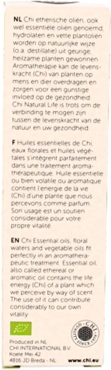 Chi Natural Life Zilverspar Eko Bio 10ml - afbeelding 6 van 6