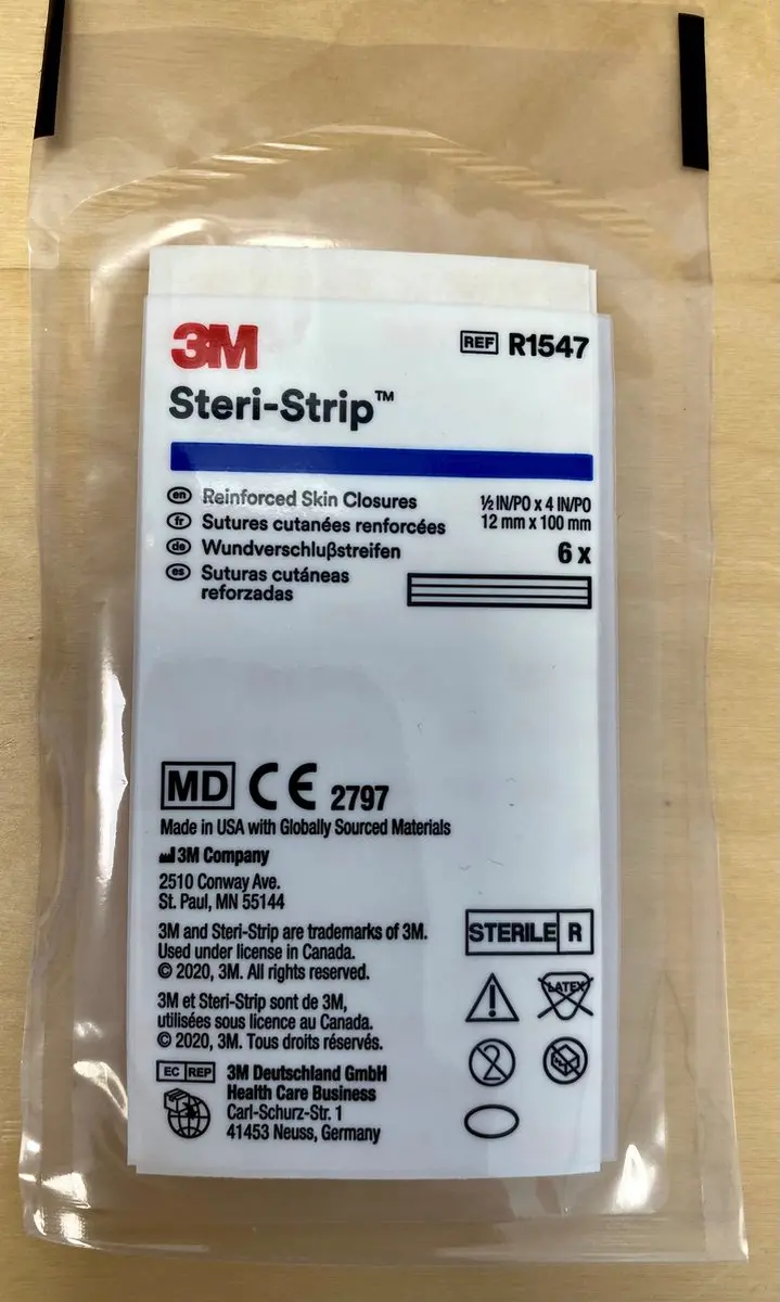 3M Steri-Strip Hechtpleister 12mm x 100mm