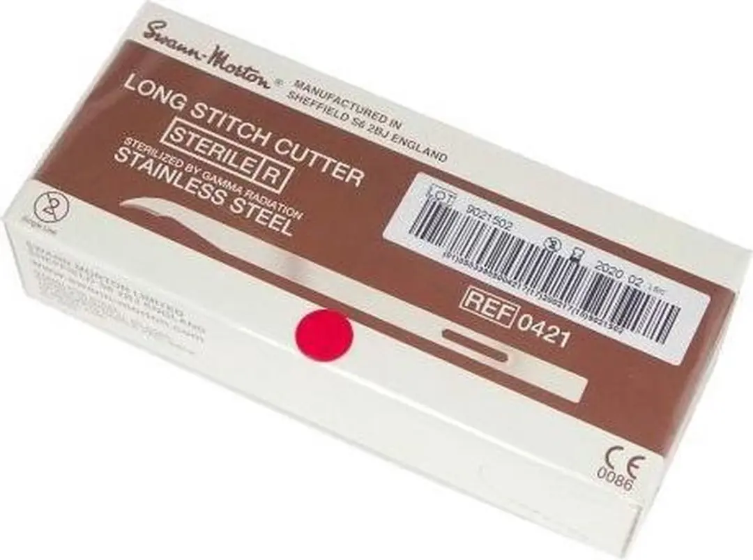 Swann Morton Stitch Cutter 0421 - 100 Stuks - RVS - Steriel